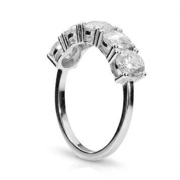 Zonder minimumprijs - Ring - 14 karaat Witgoud - 1.94ct. tw., Nieuw