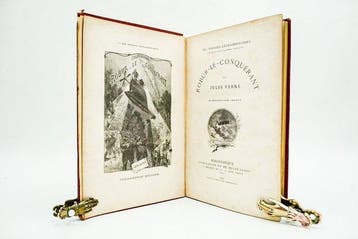 Jules Verne / L. Benett - Robur-Le-Conquérant / Un Billet De