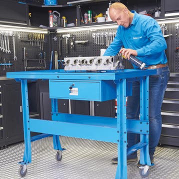 Datona Montagetafel verrijdbaar - blauw - Datona, Ophalen of Verzenden