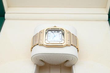 Cartier Santos Ref. 887901 Year 2000s (Box), Handtassen en Accessoires, Overige merken, Polshorloge, Ophalen of Verzenden, Zo goed als nieuw