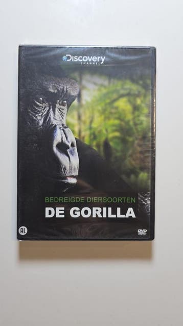 DISCOVERY CHANNEL BEDREIGDE DIERSOORTEN DE GORILLA (IN SEAL), Gebruikt