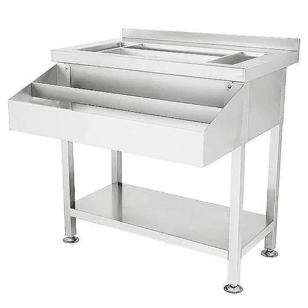Bar-/Cocktailstation | RVS | IJs-/Ingrediëntenbak +, Articles professionnels, Horeca | Équipement de cuisine, Envoi