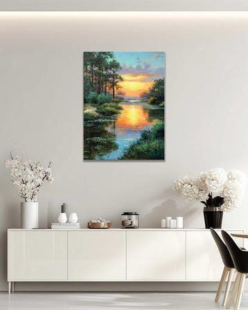 Stefano - River at Golden Dusk