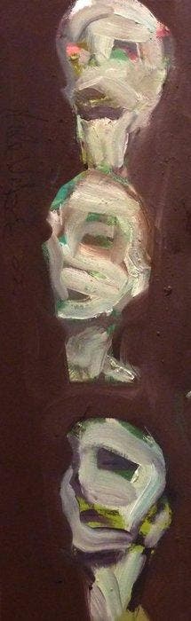 Mila Veljaca - viele Gesichter, Antiek en Kunst, Kunst | Schilderijen | Modern