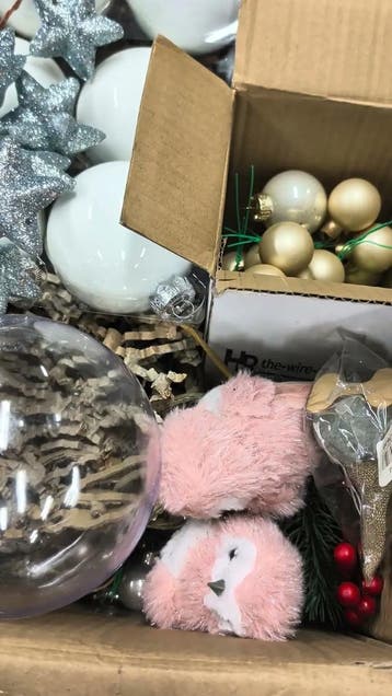 Restantenbox bomvol superleuke kerstspullen bekijk video, Nieuw