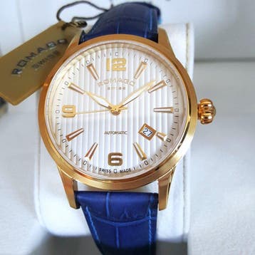 Romago - Swiss Automatic - 28 Jewels - Gold - NEW - Heren -