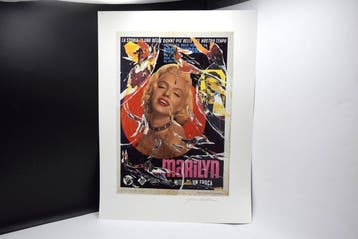 Mimmo Rotella (1918-2006) - Marilyn - Il Mito