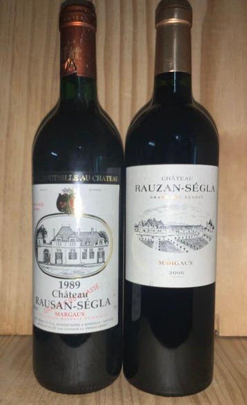 1989 & 2006 Chateau Rauzan-Segla - Bordeaux, Margaux 2ème, Nieuw