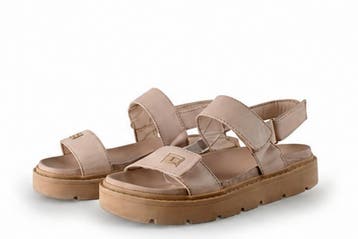 Tommy Hilfiger Sandalen in maat 36 Beige, Kleding | Dames, Verzenden, Beige, Sandalen of Muiltjes, Gedragen