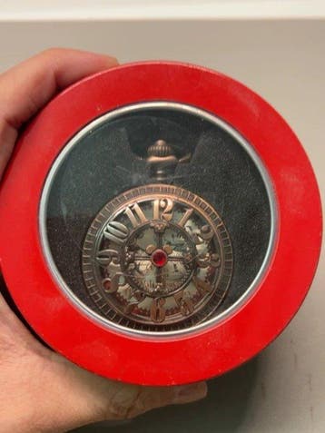 Disney - Mickey Mouse Retro Skeleton Pocket Watch - Unisex -, Verzamelen, Nieuw