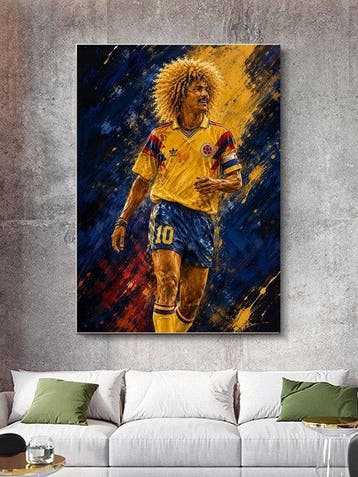 Shayer - Carlos Valderrama – World Cup Icon 1990 - XL -