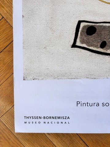 Joan Miró - Pintura sobre fondo blanco / 1927