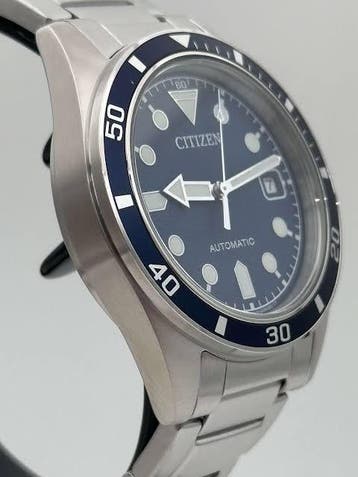 Citizen - Citizen Meccanico Automatico Sub 100 Blu Dial -