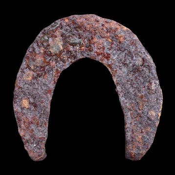 Middeleeuws IJzer Zeldzaam hoefijzer - Rare ancient medieval