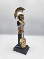Armure miniature en étain et or 24 carats – Franklin Mint –, Antiek en Kunst