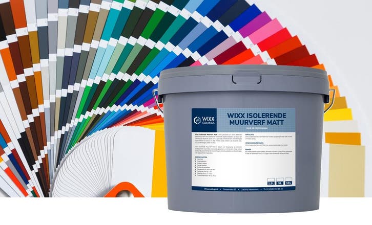 Wixx Isolerende Muurverf Matt Mengkleur 10L, Doe-het-zelf en Bouw, Verf, Beits en Lak, Nieuw, Verzenden
