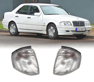 CLIGNOTANTS AVANT CLASSE C W202 93-00 BLANC, Verzenden