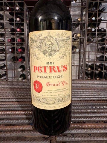 1981 Petrus - Pomerol Grand Vin - 1 Fles (0,75 liter), Collections