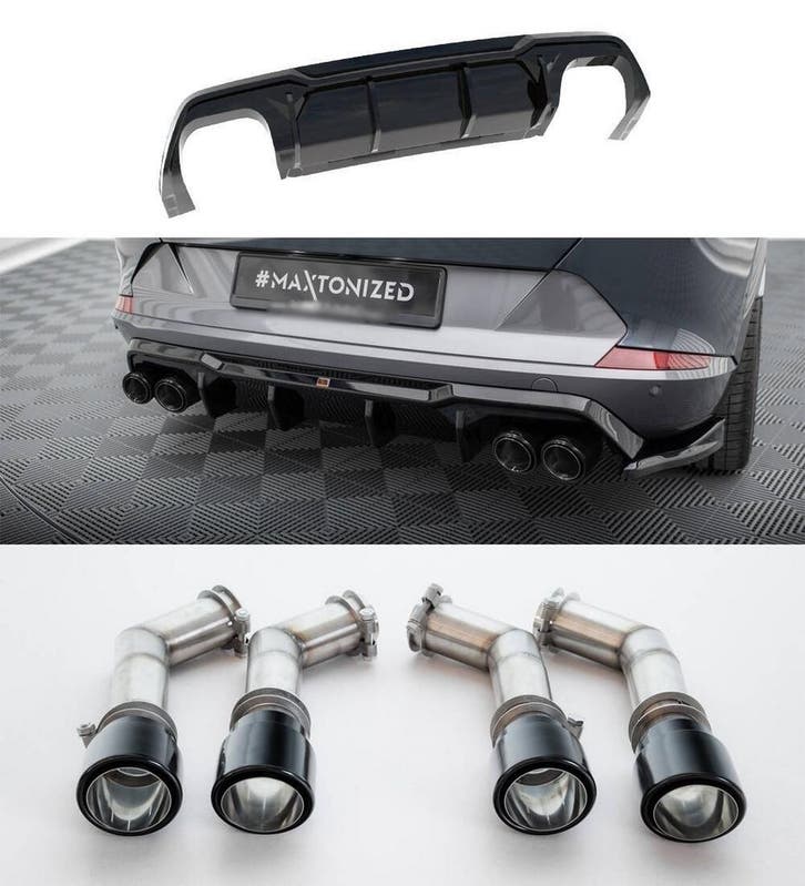 Aggressive Diffuser + Uitlaat tips voor Cupra Formentor VZ, Auto diversen, Tuning en Styling, Ophalen of Verzenden