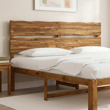 vidaXL Live Edge Hoofdbord ROSTOCK Naturel 180 cm Massief, Verzenden