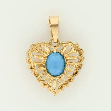 Pendentif - 14 carats Or jaune - Hart - Émaille