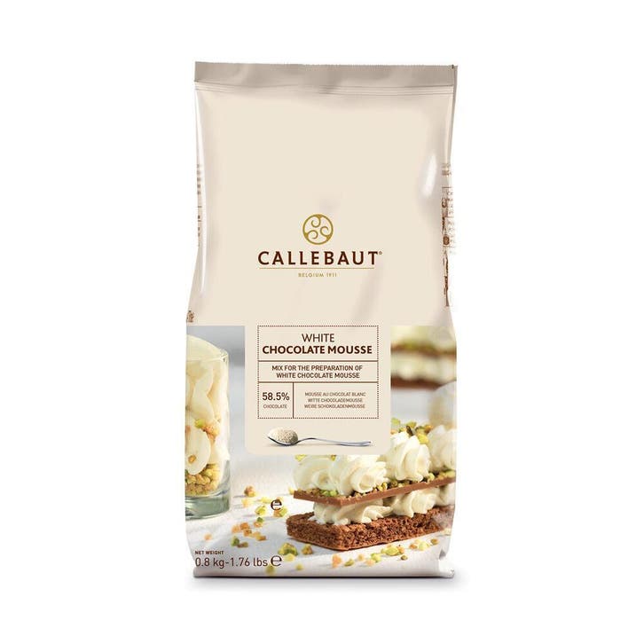 Callebaut - Witte chocolademousse, Hobby en Vrije tijd, Taarten en Cupcakes maken, Taarten of Cupcakes, Overige typen, Nieuw, Verzenden