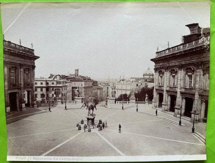 Anonimo - Roma - Tre splendide fotografie antiche dell’800, Antiek en Kunst, Kunst | Tekeningen en Fotografie