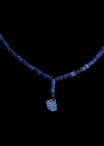 West-Aziatisch lapis lazuli Kralenketting (Zonder