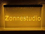 Zonnestudio neon bord lamp LED verlichting reclame lichtbak, Verzenden