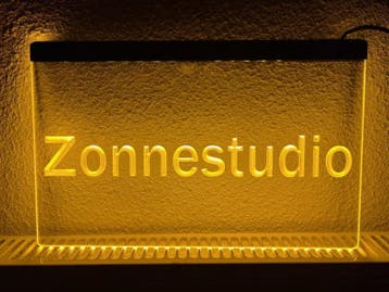 Zonnestudio neon bord lamp LED verlichting reclame lichtbak, Verzenden, Nieuw