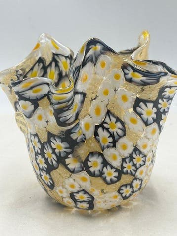 Livio Campanella - Vase - Verre de Murano - Pochette en