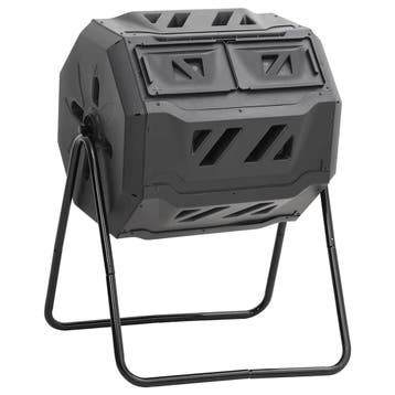 vidaXL Compostbak 160 L 73x64x95 zwart, Tuin en Terras, Verzenden, Nieuw
