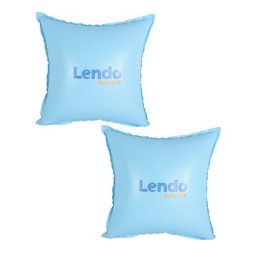 Lendo Online Zwembadkussen Winter 2 Stuks PVC Blauw, Tuin en Terras, Verzenden, Nieuw