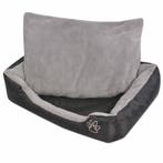 vidaXL Hondenbed met gewatteerd kussen maat L zwart, Dieren en Toebehoren, Honden-accessoires, Verzenden, Nieuw