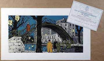 Tardi, Jacques - 1 Estampe pigmentaire - Nestor Burma -, Livres, BD