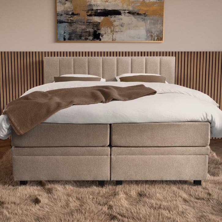 Opbergboxspring NXT 4000 - 90 x 220, Huis en Inrichting, Slaapkamer | Boxsprings