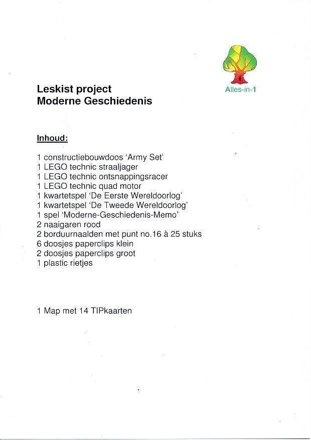 Alles-in-1 Leskist Project Moderne Geschiedenis voor 2016, Boeken, Schoolboeken, Verzenden