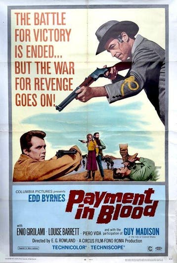Circus Film - Payment in Blood (1968) - Original US One, Verzamelen, Nieuw