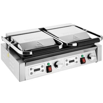 Contact-/Paninigrill | BISTRO | Dubbel | Glad/Gegroefd, Verzenden