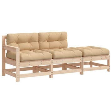 Salon de jardin pin 3 pcs - Retour client - 47% de remise, Verzenden, Hocker