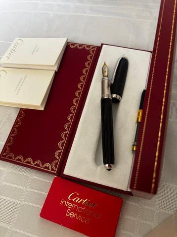 Cartier - Cartier – Louis Cartier Godron Platinum Finish, Nieuw