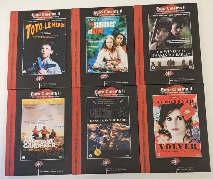 Verzameling van 6 Euro Cinema II DVD's, CD & DVD, DVD | Drame, Envoi