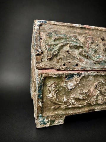 Reliekschrijn van een abdij uit de zeventiende eeuw - Hout -