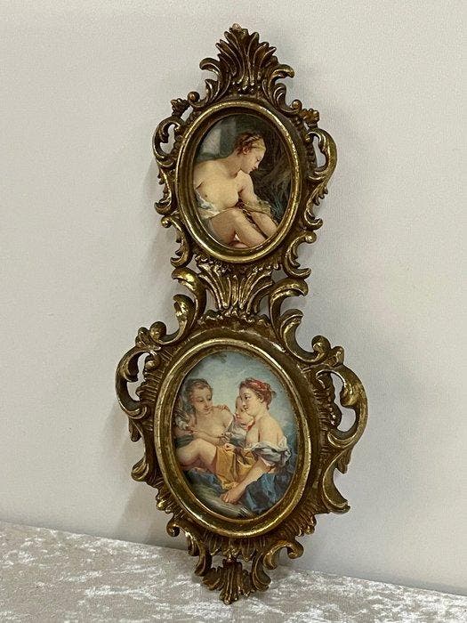 Roberta Wood - Cadre - plastique, verre - Porte-photo, Antiek en Kunst, Curiosa en Brocante