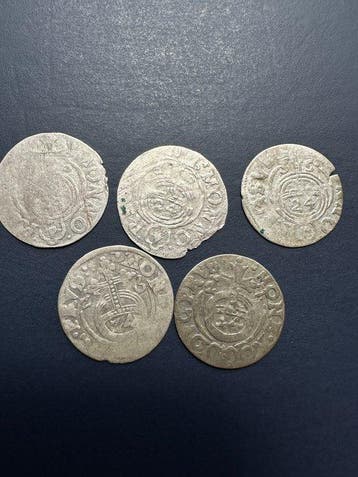Polen, Duitsland. Elbing Gustav Adolf II Sweden occupation /