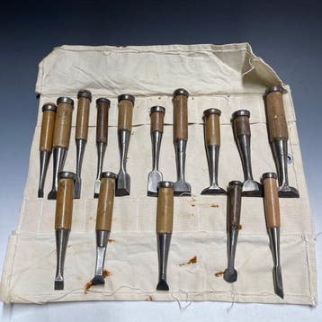 Oire Nomi 15 | Bench Short Pro Chisels w/Roll case -