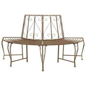 vidaXL Boom Bank 4-Aantal zitplaatsen 160 x 80 x 89 cm Staal, Verzenden