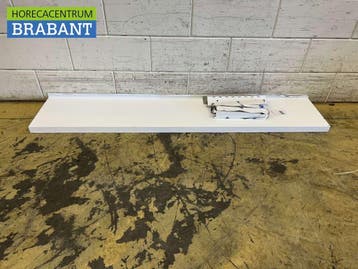 Etagère murale en acier inoxydable 160 x 30 cm Horeca, Verzenden