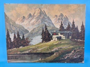 Wolfgang Heinz Unger (1929-2029) - Alpenlandschaft