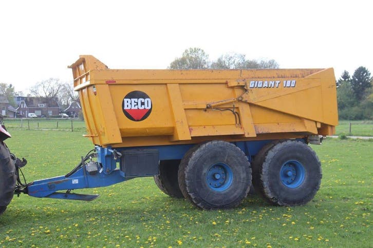 Veiling: Landbouw Kipper Beco GIGANT 180 2001, Autos, Camions, Enlèvement
